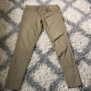 American eagle khaki jeggings